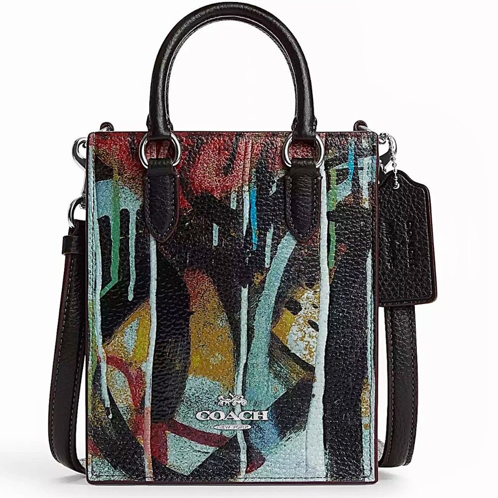 NWT - COACH x Mint + Serf - North/South Mini Bag Graffiti Print